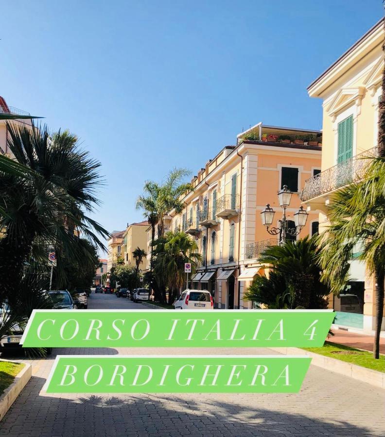 Corso Italia 4 Leilighet Bordighera Eksteriør bilde